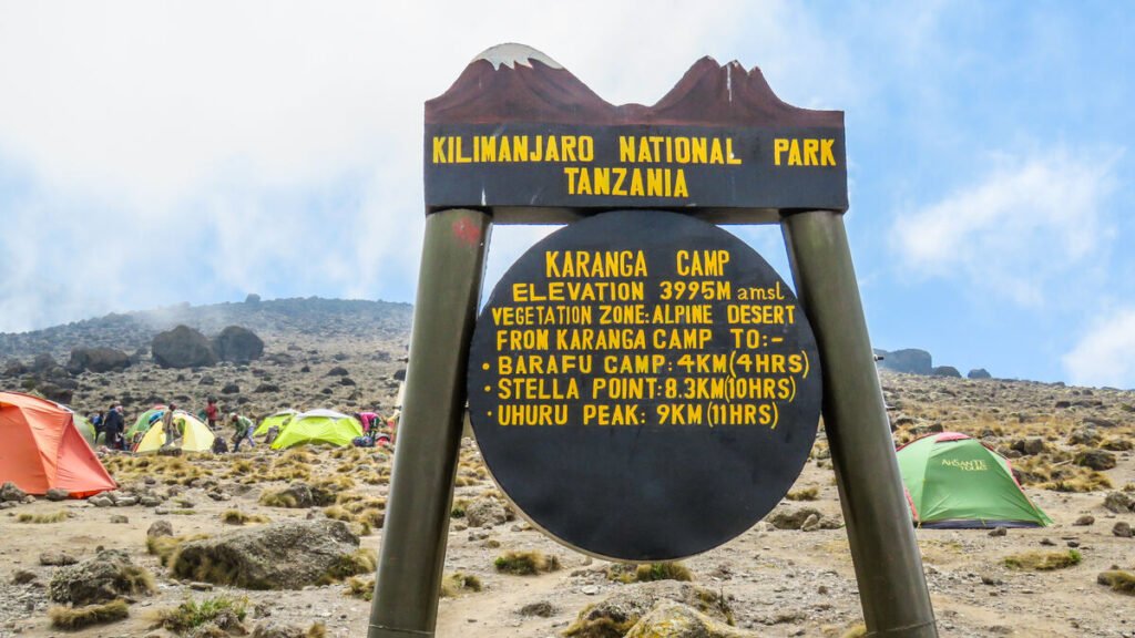 Karanga Camp on Mount Kilimanjaro