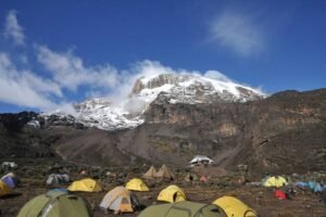 The Barranco on the mount Kilimanjaro