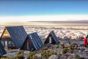 Horombo Hut on Mountain Kilimanjaro