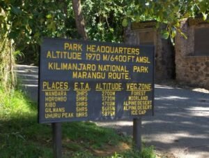 Marangu gate